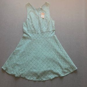 Crochet Lace Skater Dress, M